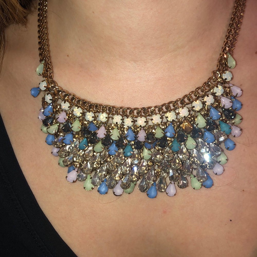 Multicolored Gem Necklace